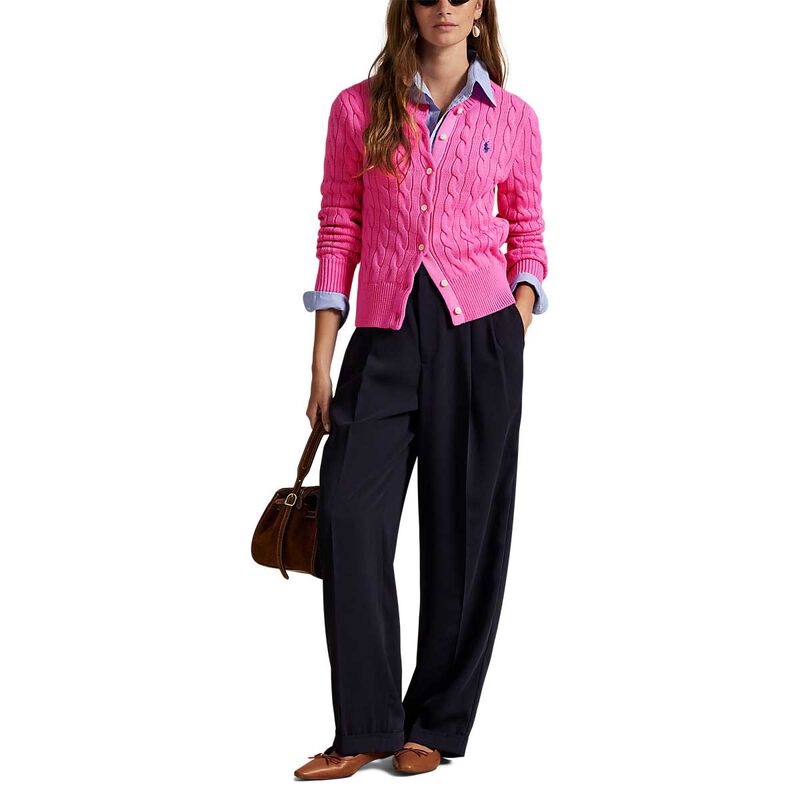 Polo Ralph Lauren Cotton Crewneck Cardigan image number 3